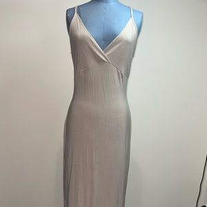 Stretch spaghetti strap maxi dress